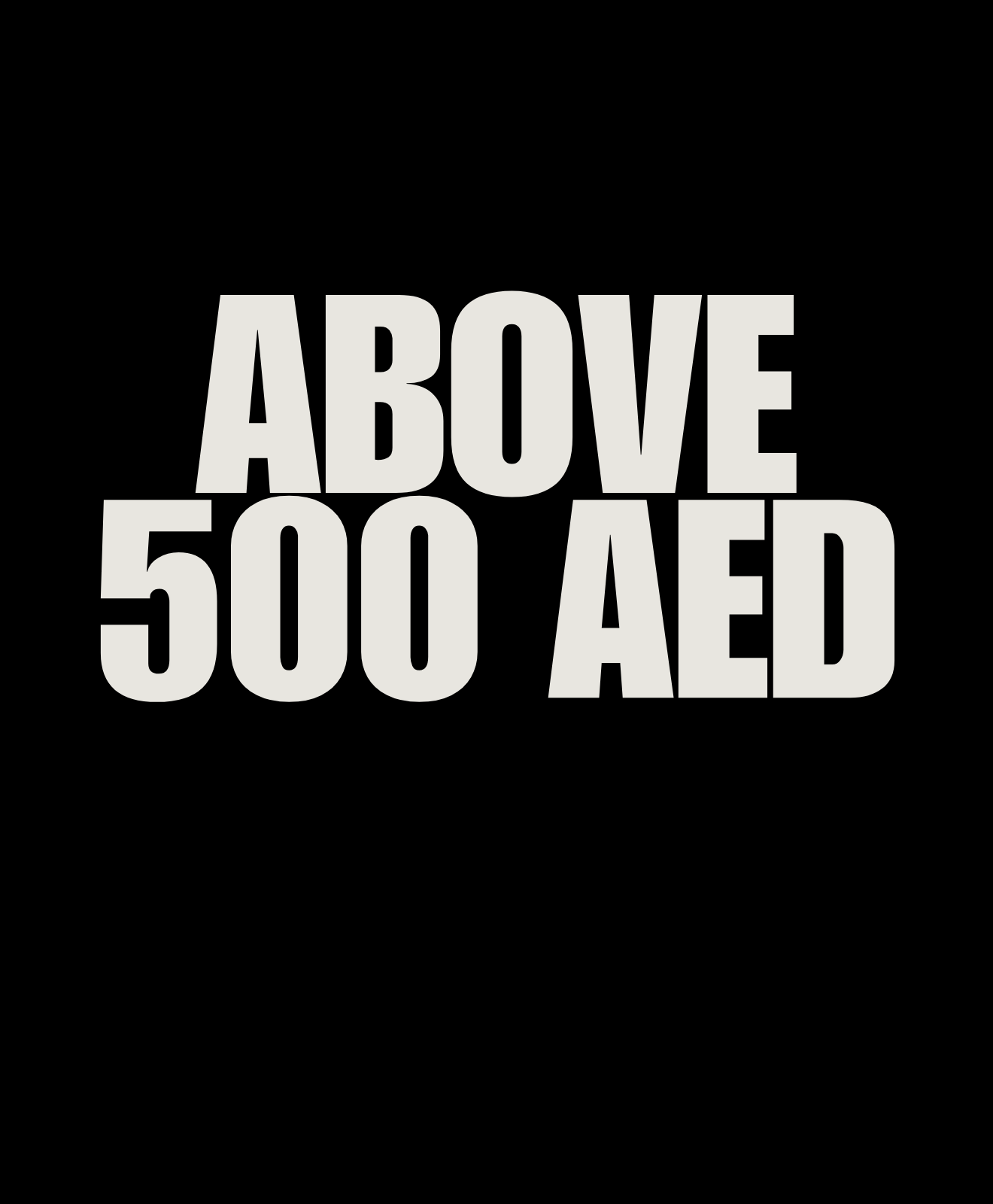 Above 500