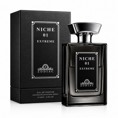 Zodiac Niche 01 Eau De Perfume 100ml | Luxury Men’s Perfume with Fruity, Leather, Smoky & Woody Notes | Long Lasting Signature Fragrance