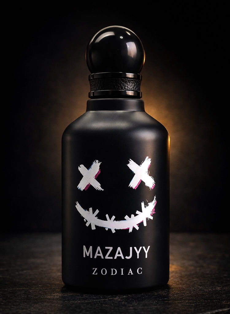 Zodiac Mazajyy Premium Eau De Perfume 90ml | Fruity Leather Perfume for Men with Citrus, Woody & Musky Accords | Best Smoky Men’s Perfume
