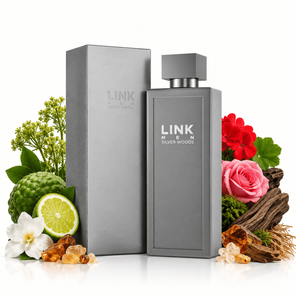 DERAAH LINK SILVER WOOD MEN EDP 200ML - Smile Perfumes