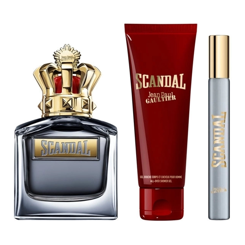 Jean Paul Gaultier Scandal Pour Homme (M) Set Edt 100ml + Edt 10ml + Sg 75ml