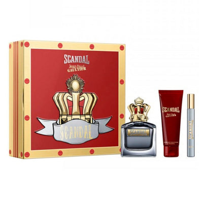 Jean Paul Gaultier Scandal Pour Homme (M) Set Edt 100ml + Edt 10ml + Sg 75ml JPG