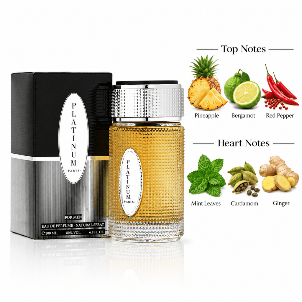 PLATINUM PARIS For Men EDP 200ML – Men's Perfume - Smile Perfumes
